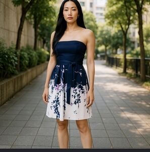 Susana Monaco Tube Strapless Silk Dress.